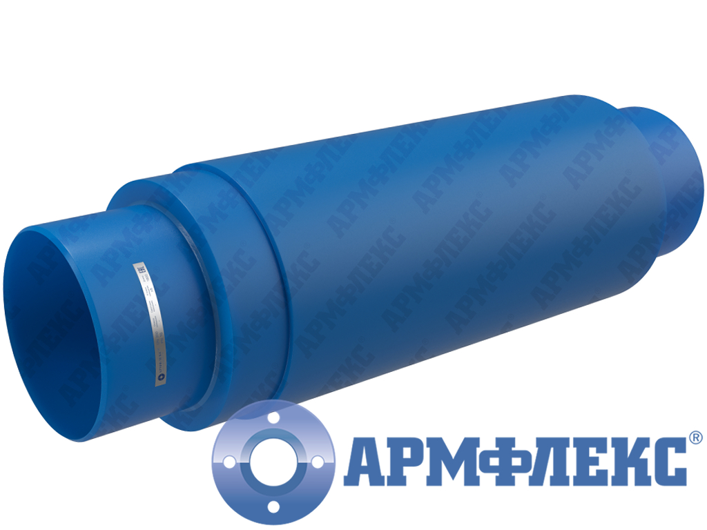 Компенсатор двухсекционный сильфонный поворотный приварной с защитным кожухом 2КСП ARM ПК, Армфлекс Компенсатор